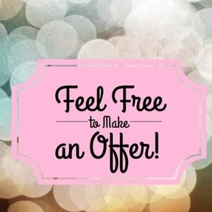 I love offers! I will do my best to make a sale!